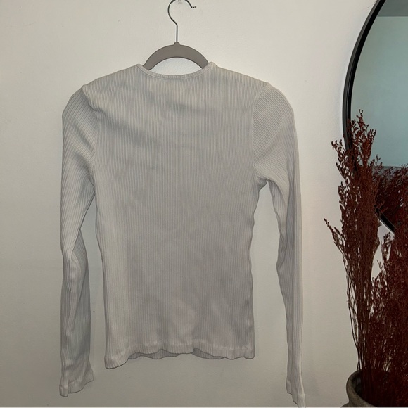 Agolde Lyza Cut Out Rib Top - Picture 5 of 7